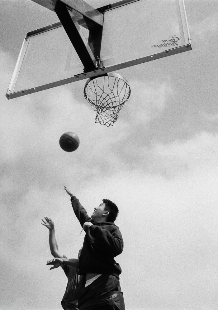 The Basketball Game Under The Sky By Sam Tse, United States