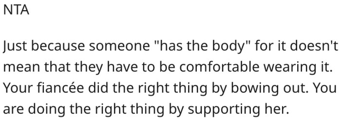 4. He's doing the right thing.
