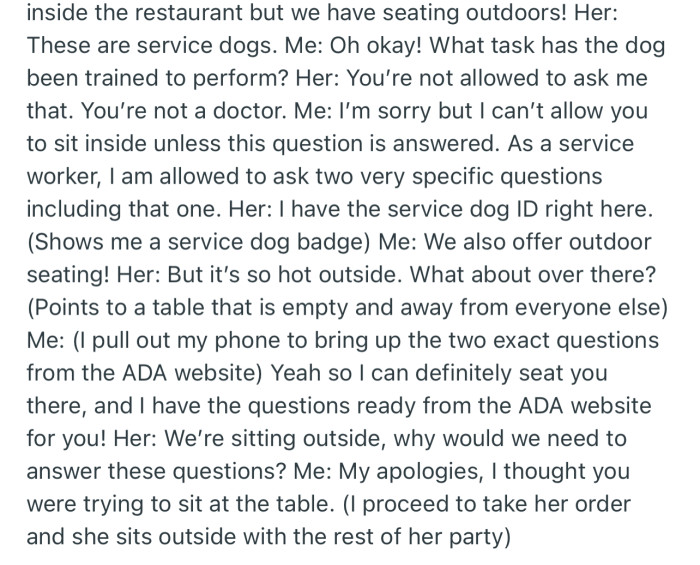 Here’s how the conversation went