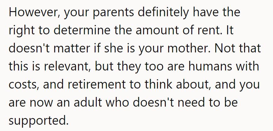Mom's rent radar is on point, DNA or not. Even superheroes need a retirement plan!