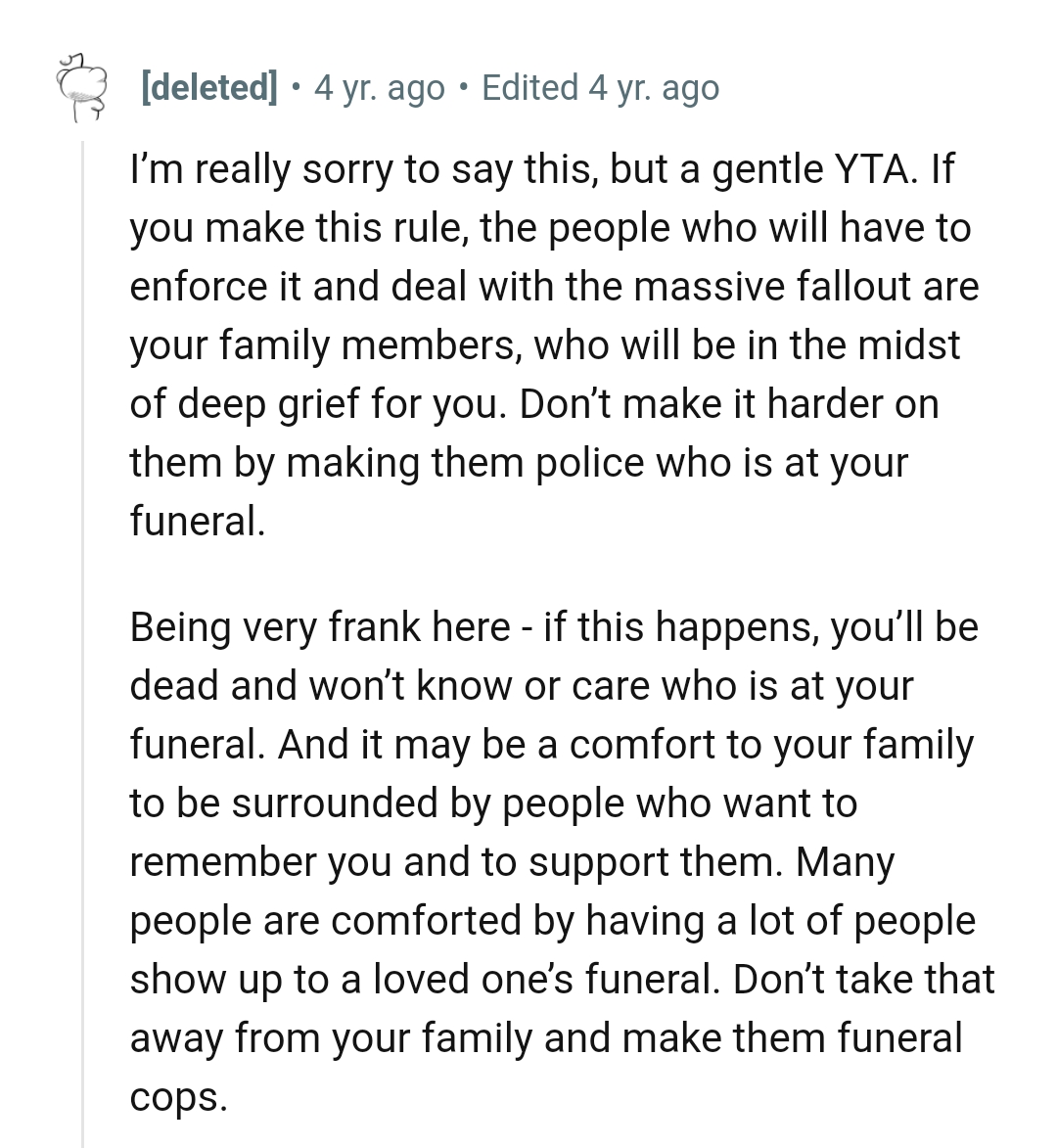 The OP shouldn't make it harder