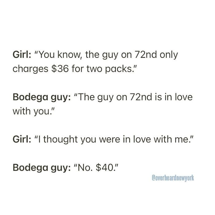 19. Lol... I'm not in love with you