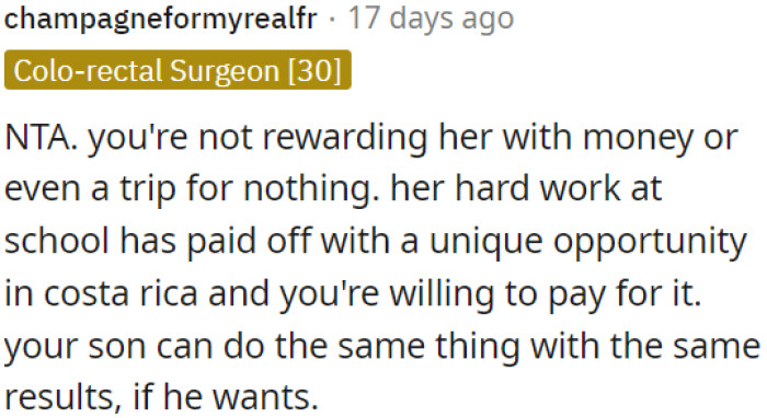 OP's son can achieve the same if he works for it.