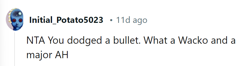 What a wacko, indeed!