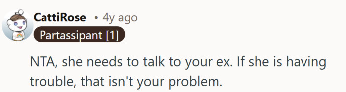 It is a gentle reminder that someone else’s financial panic does not make it your responsibility.