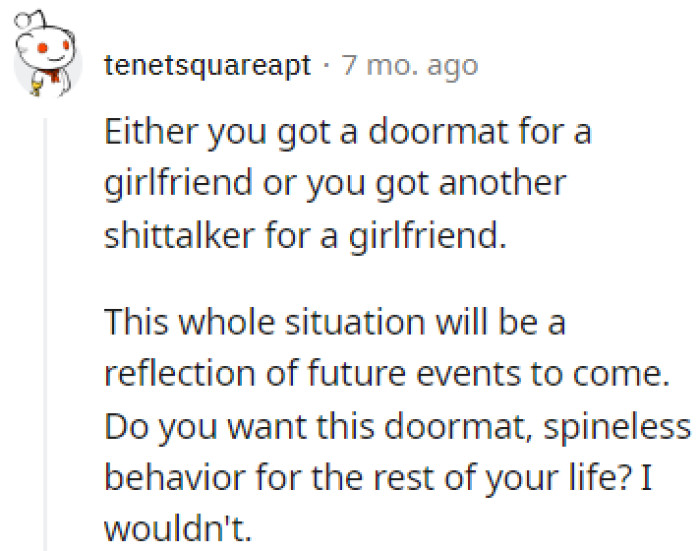 A reflection of events to come