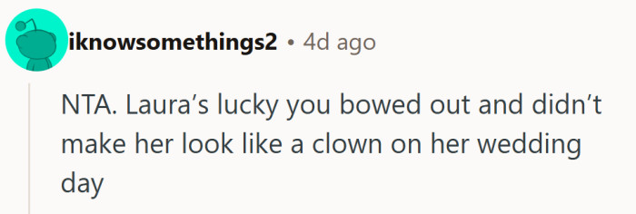 Sometimes restraint is the real act of grace—and the best revenge is simply walking away with clean brushes.