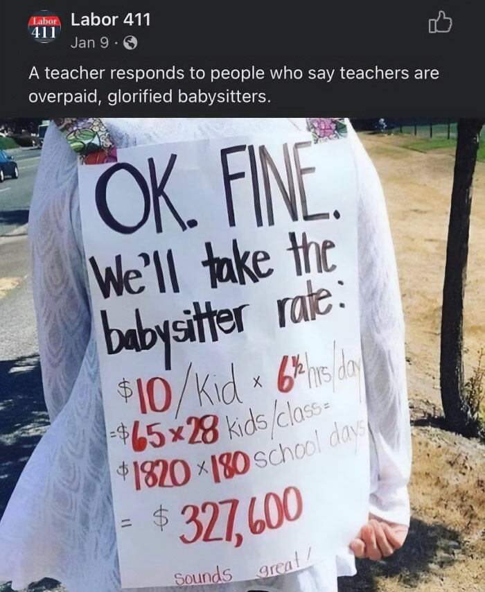 5. Are teachers being overpaid?