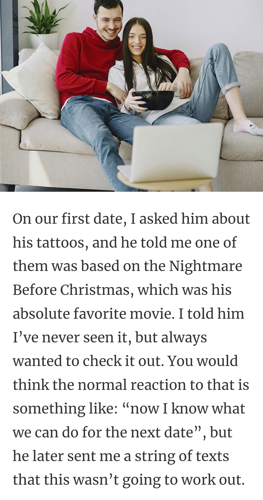 16. A string of texts