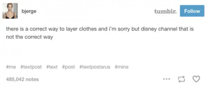 13. What you realize about Disney Channel outfits.