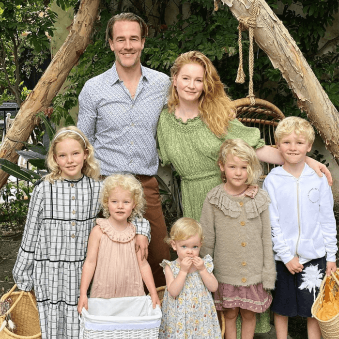 6. James & Kimberly Van Der Beek