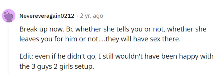 There's a huge red flag right in front of you, OP!