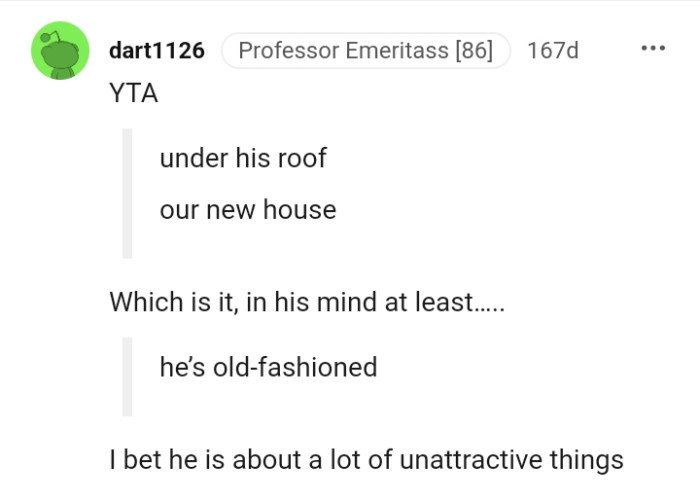 A lot of unattractive things