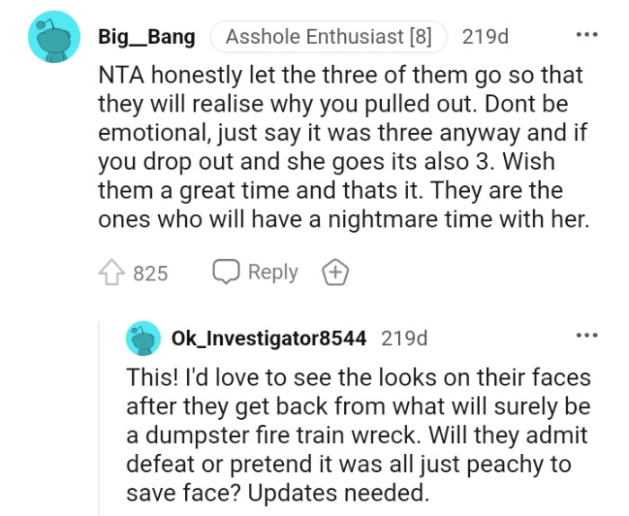 They are the ones who will have a nightmare time with her