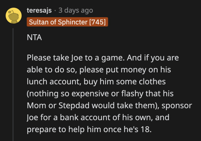 Although it's not his responsibility, OP now needs to let Joe know he can rely on him