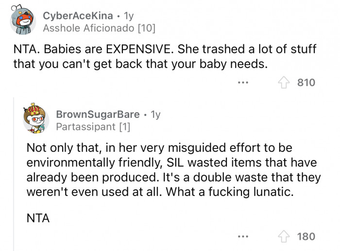 The SIL caused even more waste by getting rid of those products.