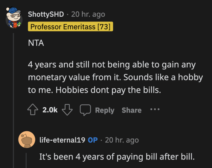 That's an expensive lesson to learn, OP