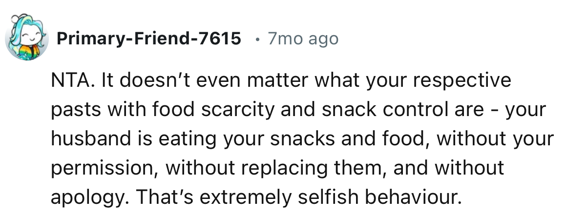 “That’s extremely selfish behavior.”