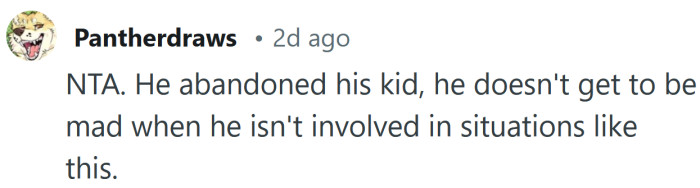 He doesn't get to be mad now.