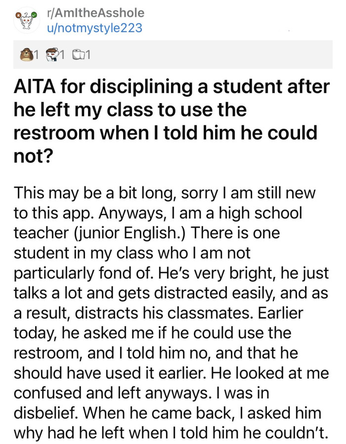 Here's the original post by Reddit user u/notmystyle223: