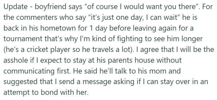 OP posted an update: