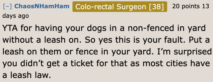 The majority believes that everything is her fault.