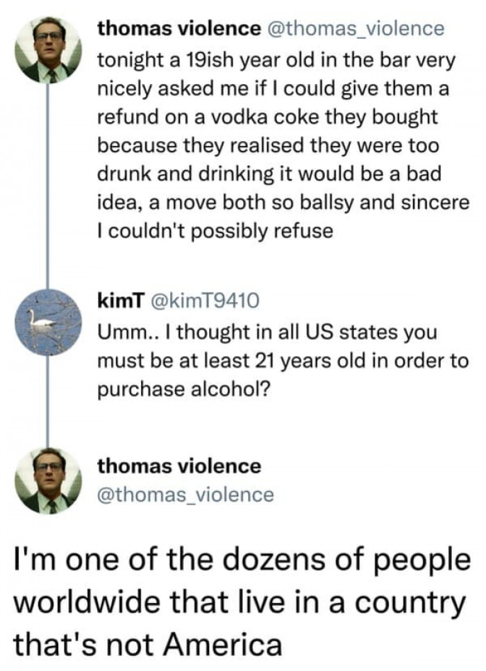 1. Dozens of people worldwide