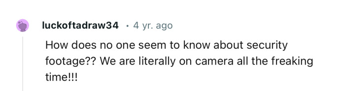 She Probably Forgot That Security Cameras Exist