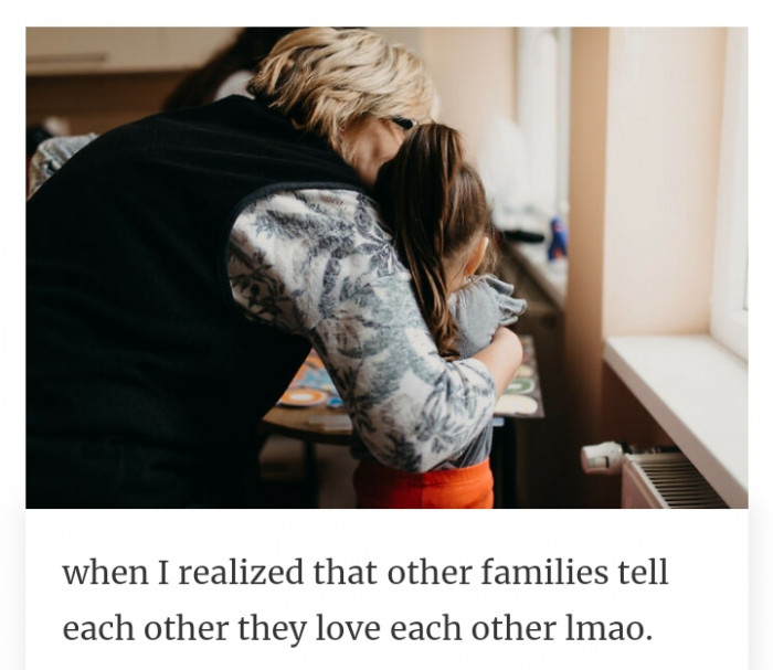 #14 Being vocal about family love.