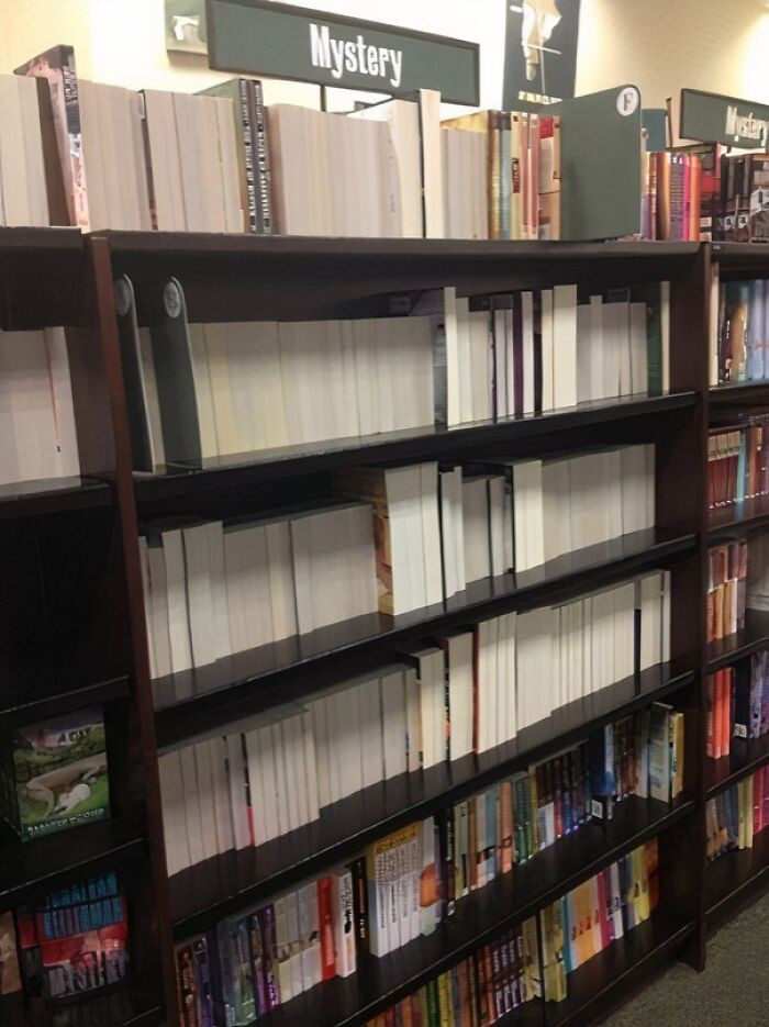 "Anyone Want Some Mystery Books?"