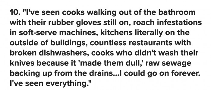 How do restaurant health inspectors eat again after seeing ~everything~?