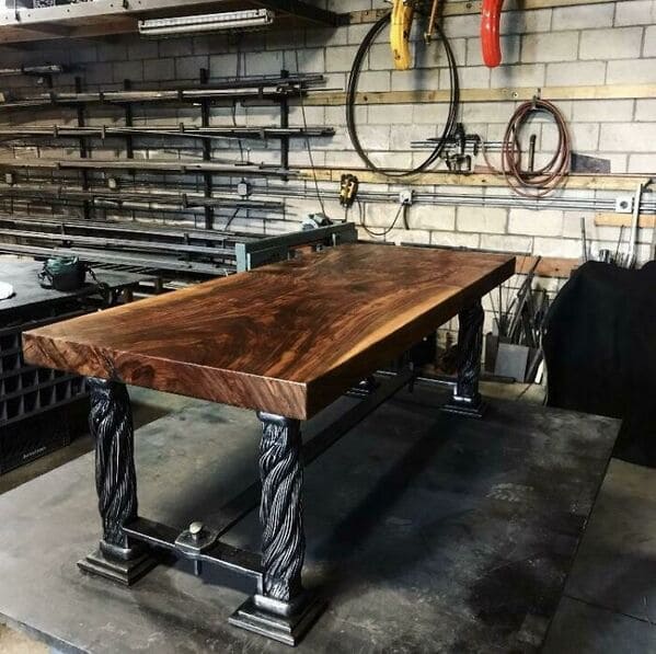33. “Custom Table Made From Original Golden Gate Bridge Suspender Ropes”