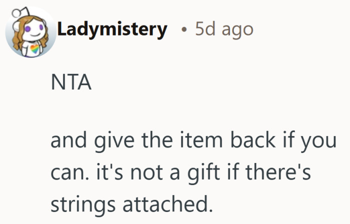 Generosity loses its shine if it turns into a quiet obligation.