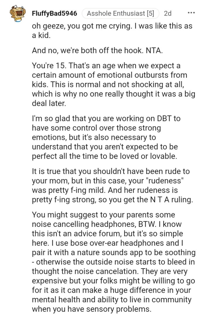 You might suggest to your parents to get some noise-canceling headphones