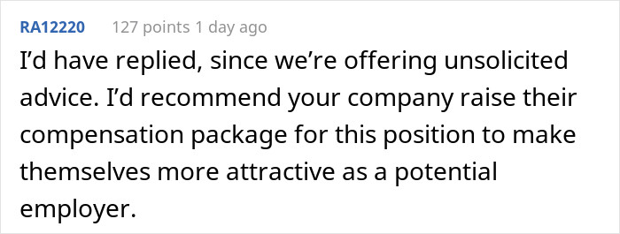 Shots fired. Wish OP had done that.