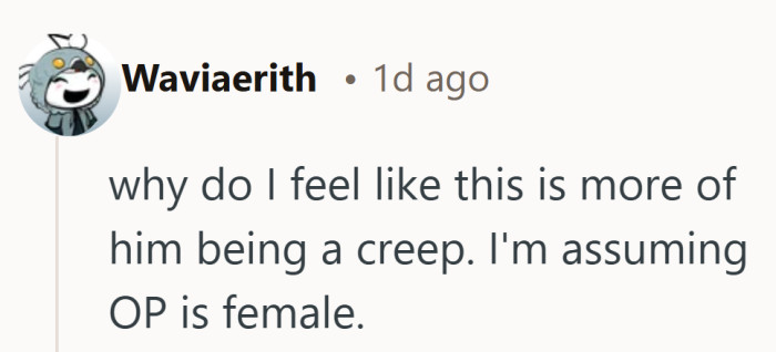 Hard to focus on etiquette when the bigger issue is someone crossing a clear physical boundary.