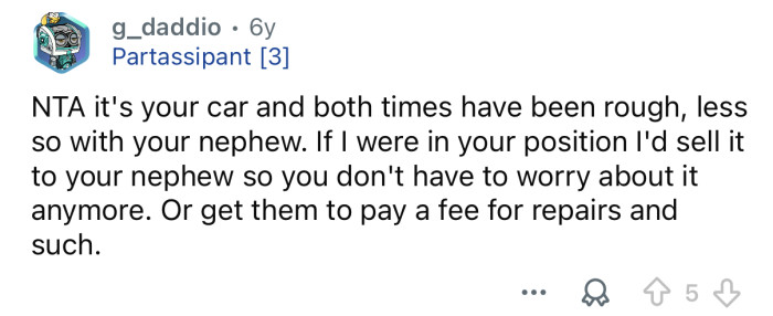 Make them pay for the repairs.