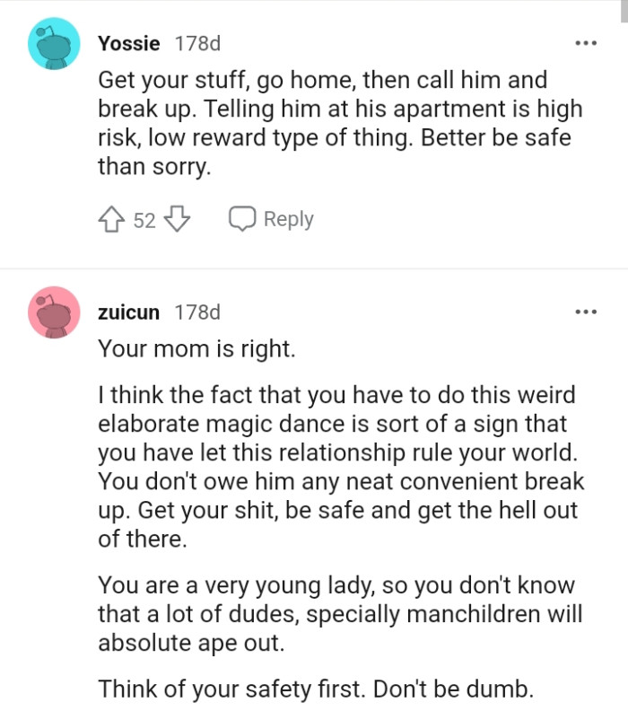 It's better to be safe than sorry