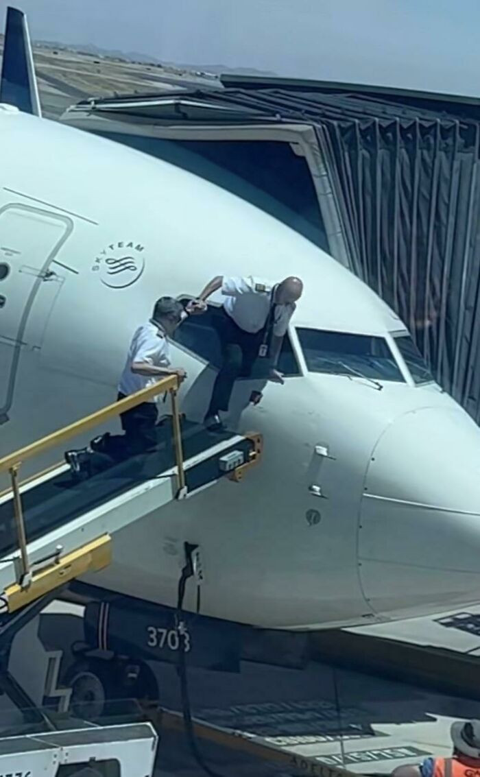 45. Sorry, Boss, The Cockpit Door Wouldn’t Open