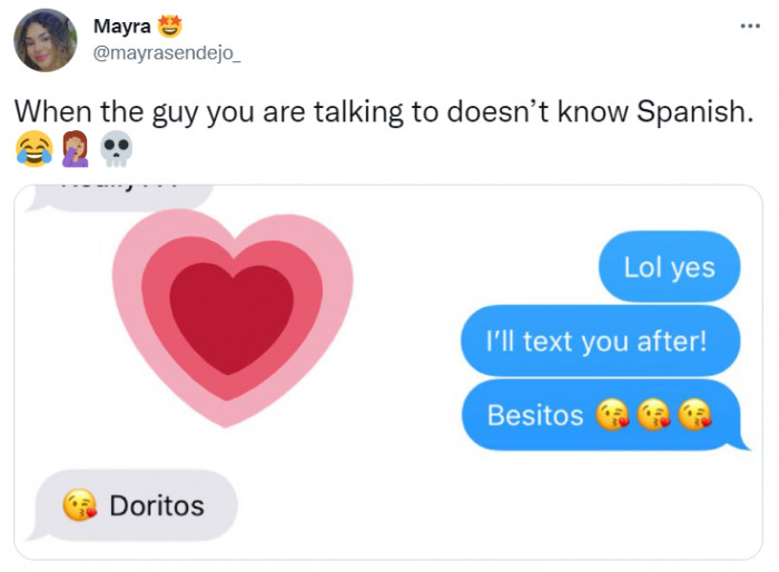 2. Maybe he just likes eating Doritos.