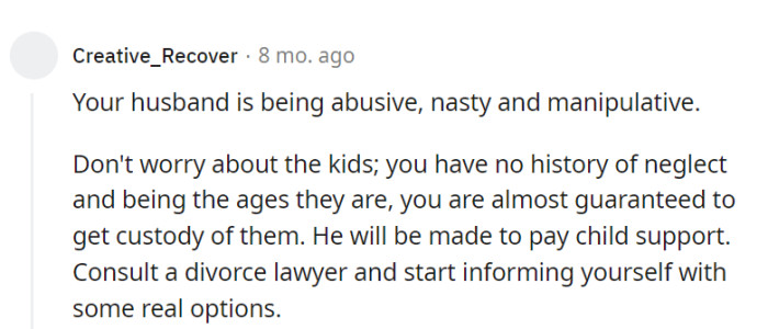 Time to deal him a better hand.