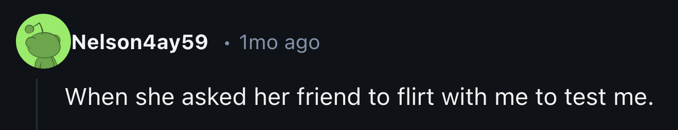 6. These loyalty tests never have good endings.