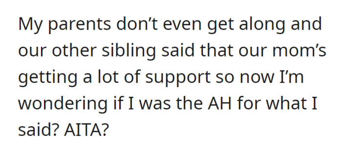 Now, she wonders if she was wrong. Scroll down to see what people had to say...