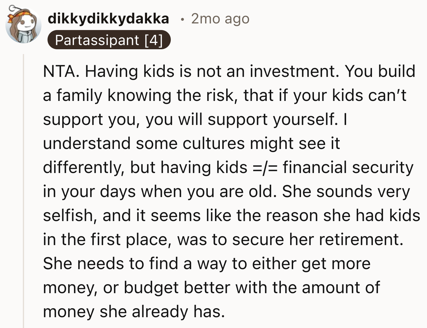 Having Kids Is Not An Investment