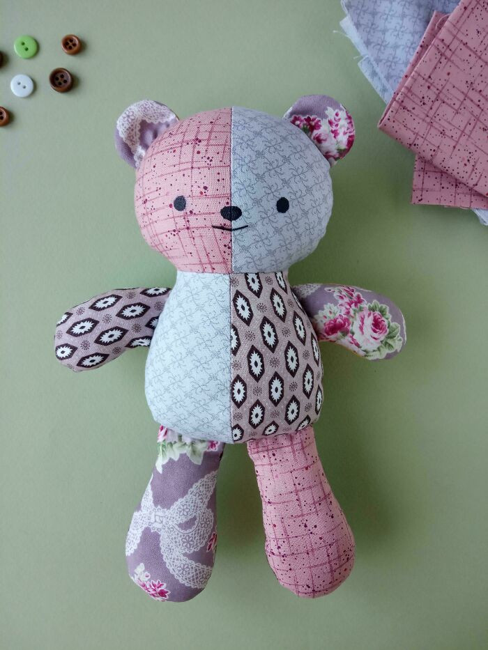 "Wanted To Share My Handmade Teddy Bear"