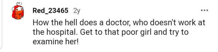 Who gave the second doctor the authority to examine a patient in another hospital where they don't work?