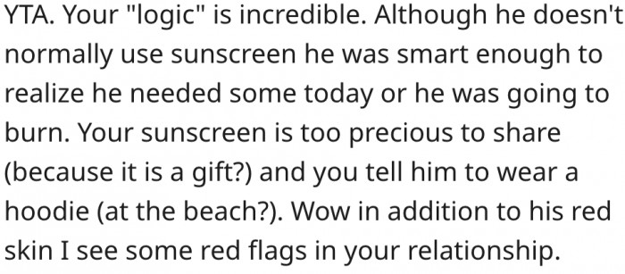13. Their relationship is filled with red flags.