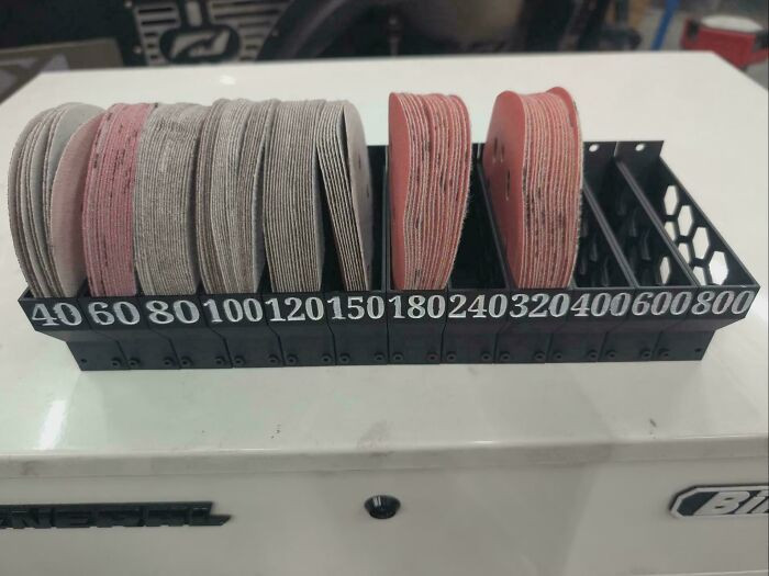 "I Got Tired Of My Sanding Pads Being Tossed In A Box, So Here's My Solution"