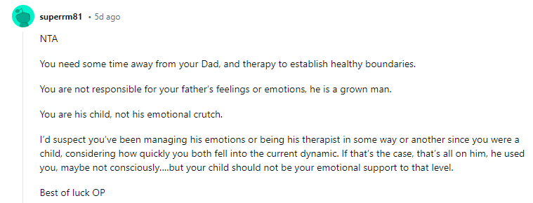 NTA - Time Away from Dad