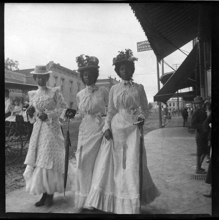 "Three Women Dressed In Their Sunday Best, Marshall, Texas, 1900"